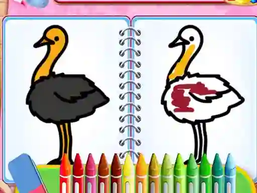 Spel Coloring Birds Game aanlyn