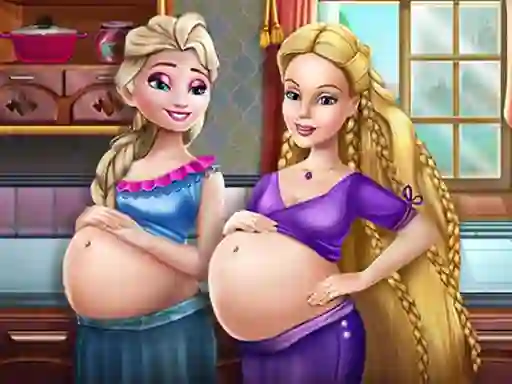Spel Happy Princesses Pregnant BFFS aanlyn