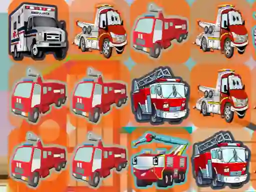 Spel Emergency Trucks Match 3 aanlyn