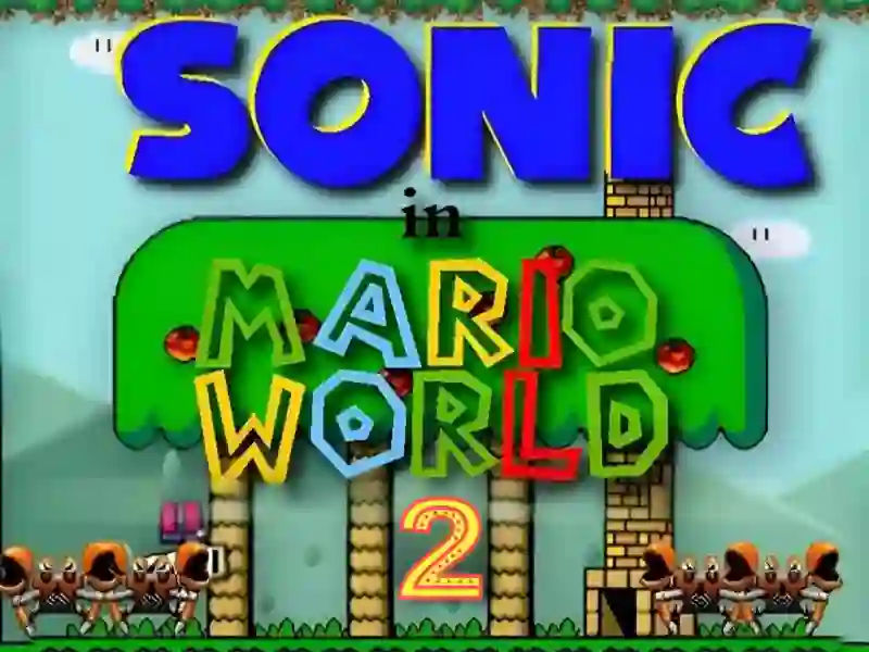 Spel Sonic in Mario World 2 aanlyn
