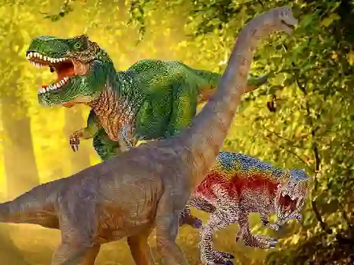 Spel World Of Dinosaurs Jigsaw aanlyn