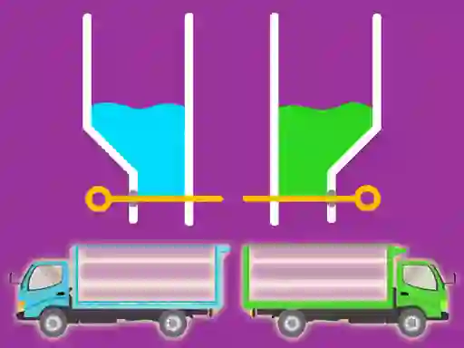 Spel Color Water Trucks aanlyn