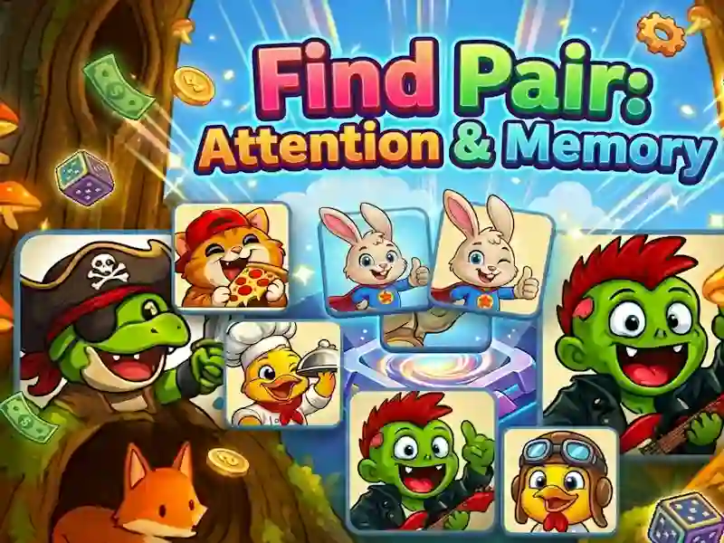Spel Find Pair: Attention & Memory aanlyn