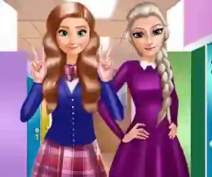 Spel Sisters Back to School aanlyn