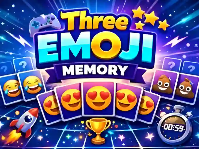 Spel Three Emoji Memory aanlyn
