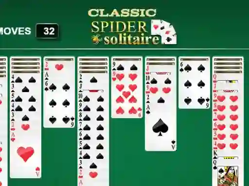 Spel Classic Spider Solitaire aanlyn