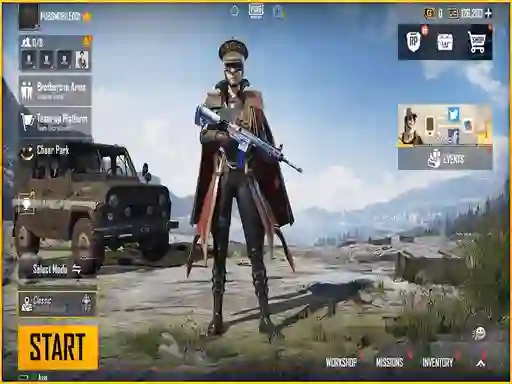 Spel PlayerUnknown’s Battlegrounds Mobile Hidden object aanlyn