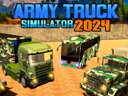 Spel Army Truck Simulator 2024 aanlyn