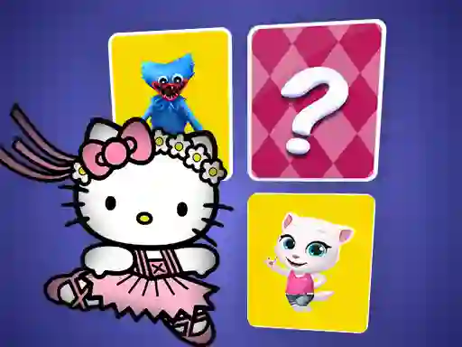 Spel Hello Kitty Memory Card Match aanlyn