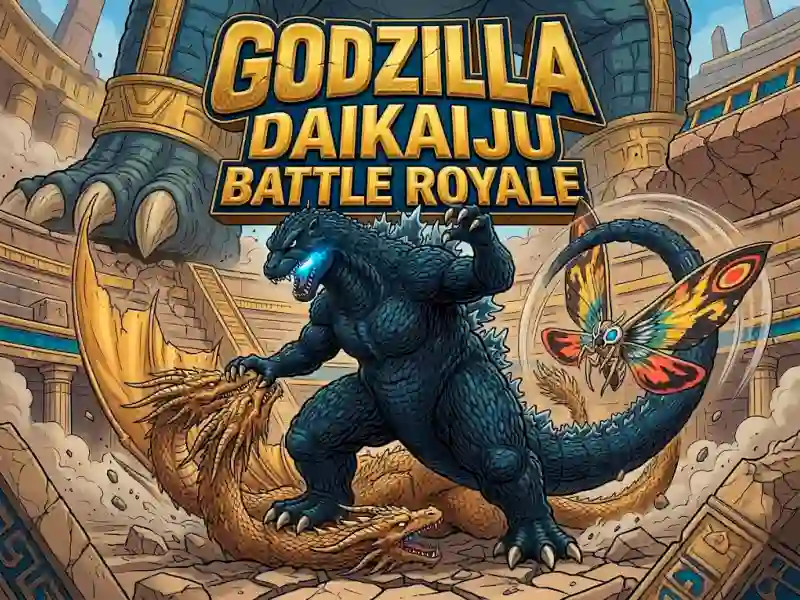 Spel Godzilla Daikaiju Battle Royale aanlyn