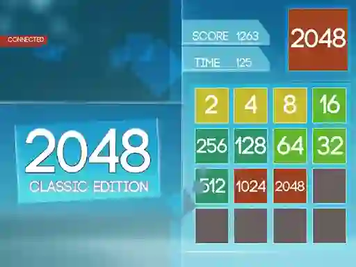 Spel 2048 Classic edition aanlyn