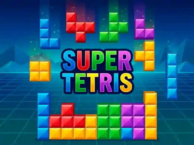 Spel Super Tetris aanlyn