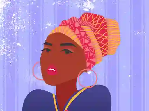 Spel African Princess Jigsaw aanlyn