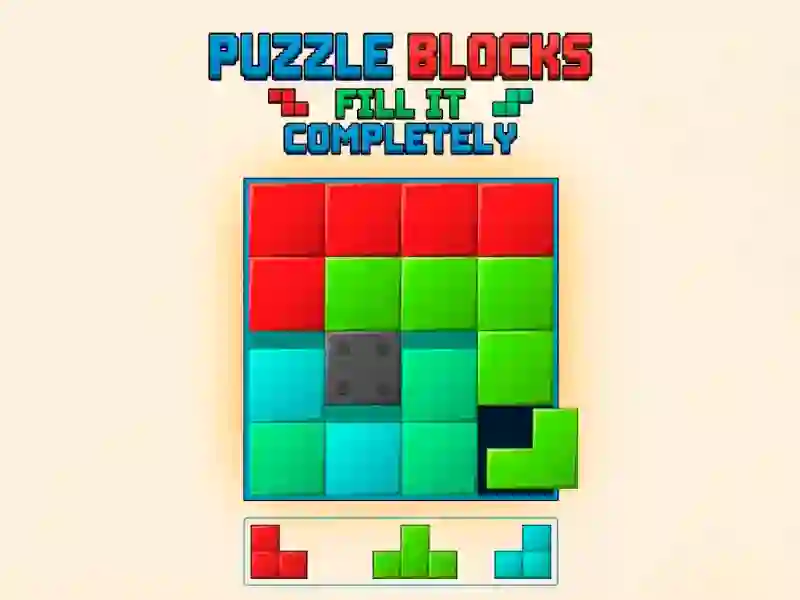 Spel Puzzle Blocks: Fill It Completely aanlyn