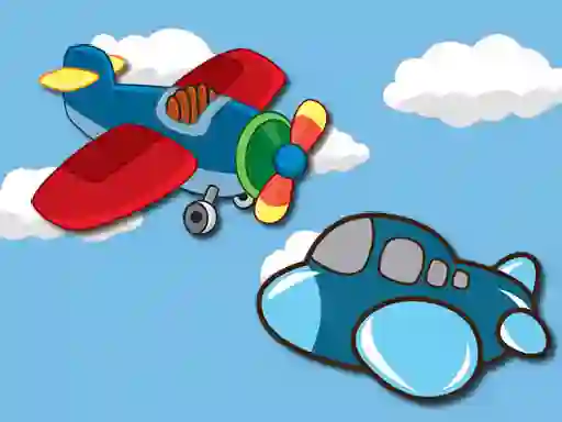 Spel Airplanes Coloring Pages aanlyn