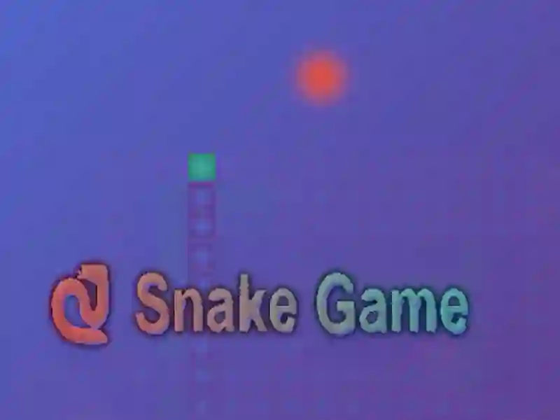 Spel Snake game aanlyn