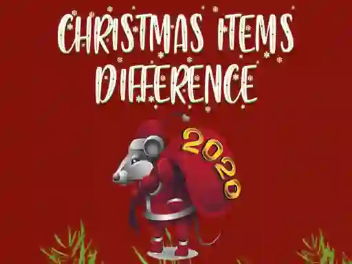 Spel Christmas Items Differences aanlyn