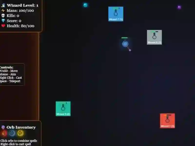 Spel Spell Caster Io aanlyn