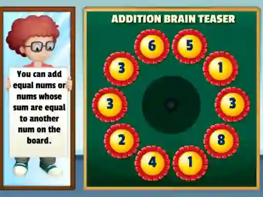 Spel Addition brain teaser aanlyn