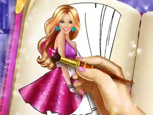 Spel Doll Coloring Book aanlyn