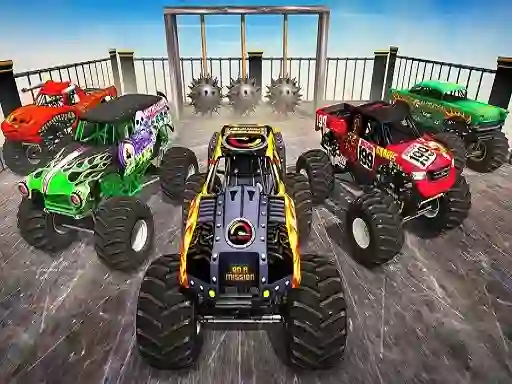 Spel Monster Truck Impossible Stunt Track aanlyn