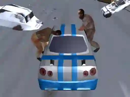 Spel Car vs Zombies aanlyn