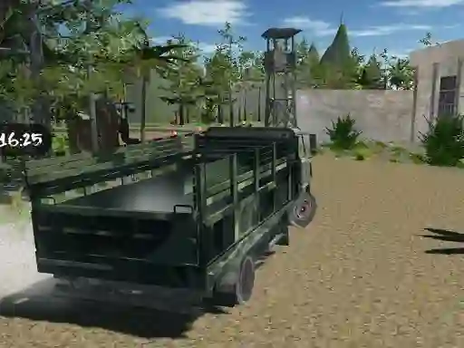 Spel Offroad Truck Army Driving aanlyn