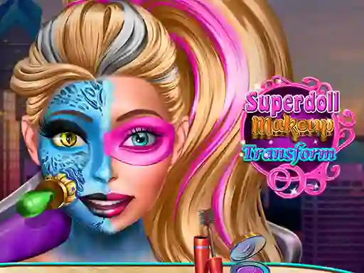Spel Super Doll Makeup Transform aanlyn