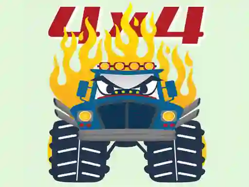 Spel Monster Trucks Coloring Pages aanlyn