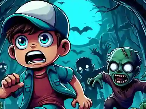 Spel Zombie Chase aanlyn