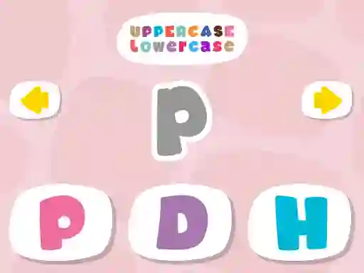Spel Uppercase Lowercase aanlyn