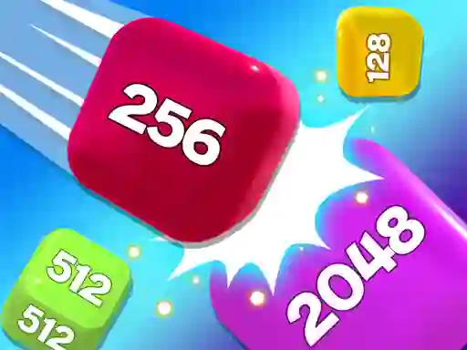 Spel Chain Cube 2048 3D Merge Game aanlyn