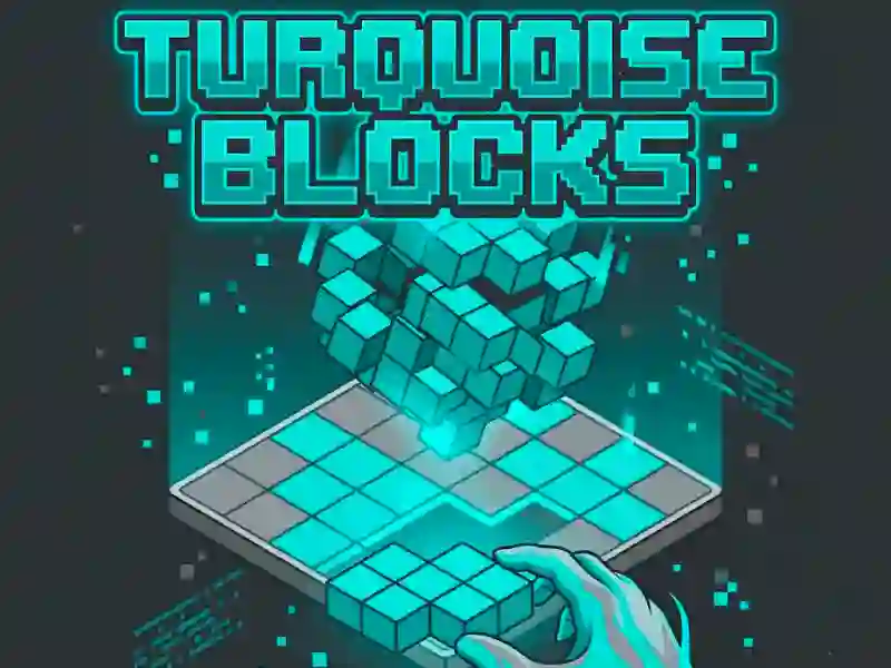 Spel Turquoise Blocks aanlyn