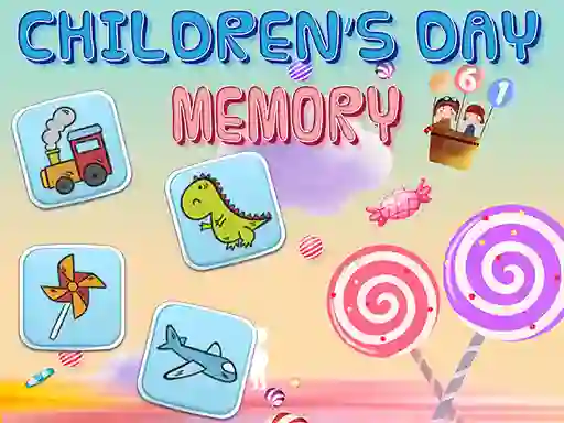 Spel Children's Day Memory aanlyn