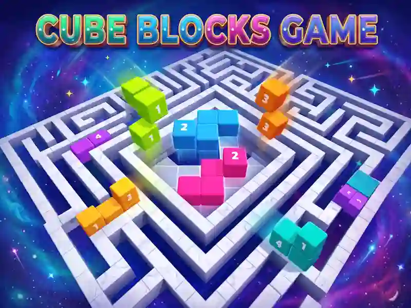 Spel Cube blocks Game aanlyn