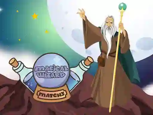 Spel Magical Wizard Match 3 aanlyn