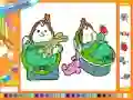 Spel Online coloring baby twins aanlyn
