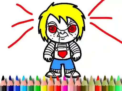 Spel Scary Boy Coloring Book aanlyn