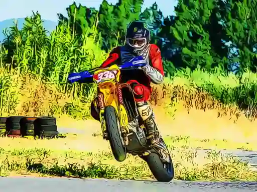 Spel One Wheel Bike Riding aanlyn