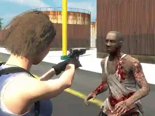 Spel Biozombie Outbreak aanlyn