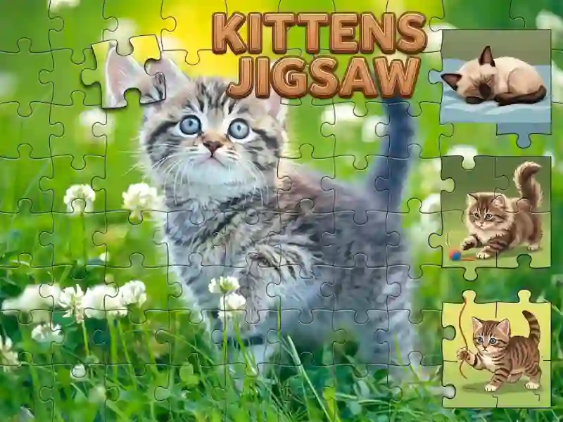 Spel Kittens Jigsaw aanlyn