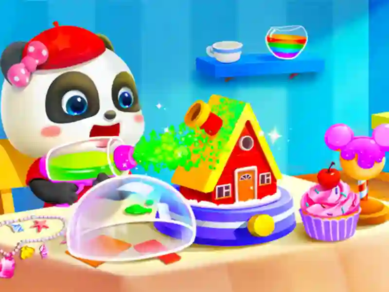 Spel Baby Panda Kids Crafts DIY aanlyn
