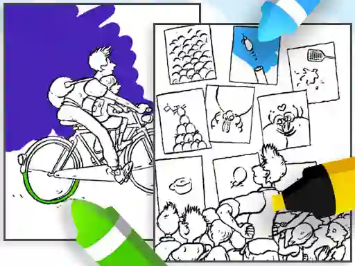 Spel Coloring Mees Kees aanlyn