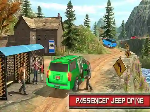 Spel Jeep Passeger Offroad Mountain Simulation Game aanlyn