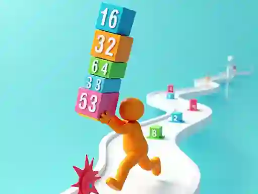 Spel Cube Stack 2048 aanlyn