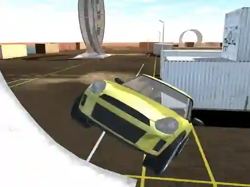 Spel Stunt Crash Car 4 Fun aanlyn