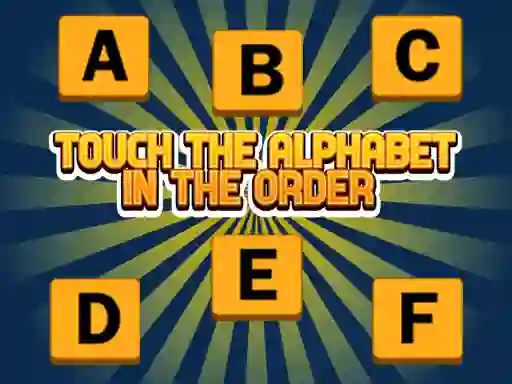 Spel Touch The Alphabet In The Oder aanlyn