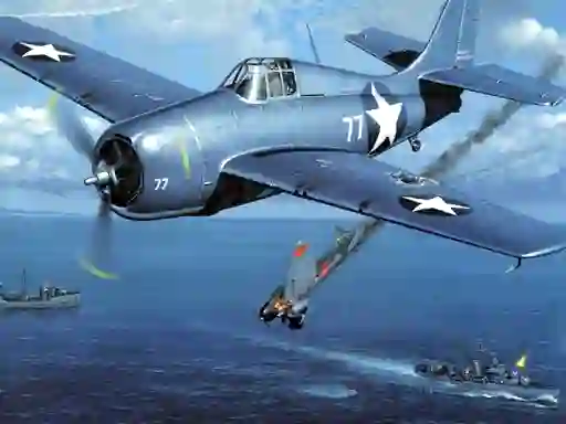 Spel Aviation Art Air Combat Puzzle aanlyn