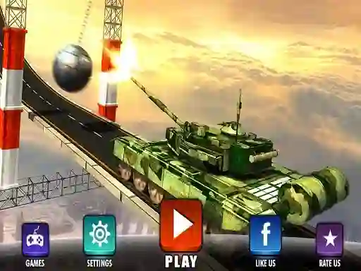 Spel Impossible Army Tank Driving Simulator Tracks aanlyn