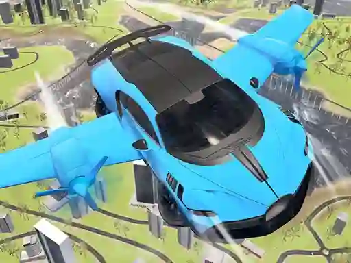 Spel Real Sports Flying Car 3d aanlyn